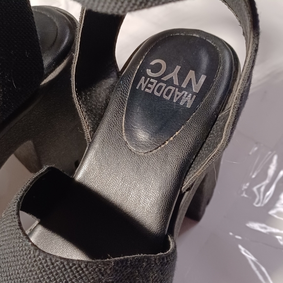 NYC madden chunky heeled sandals - Picture 3 of 3